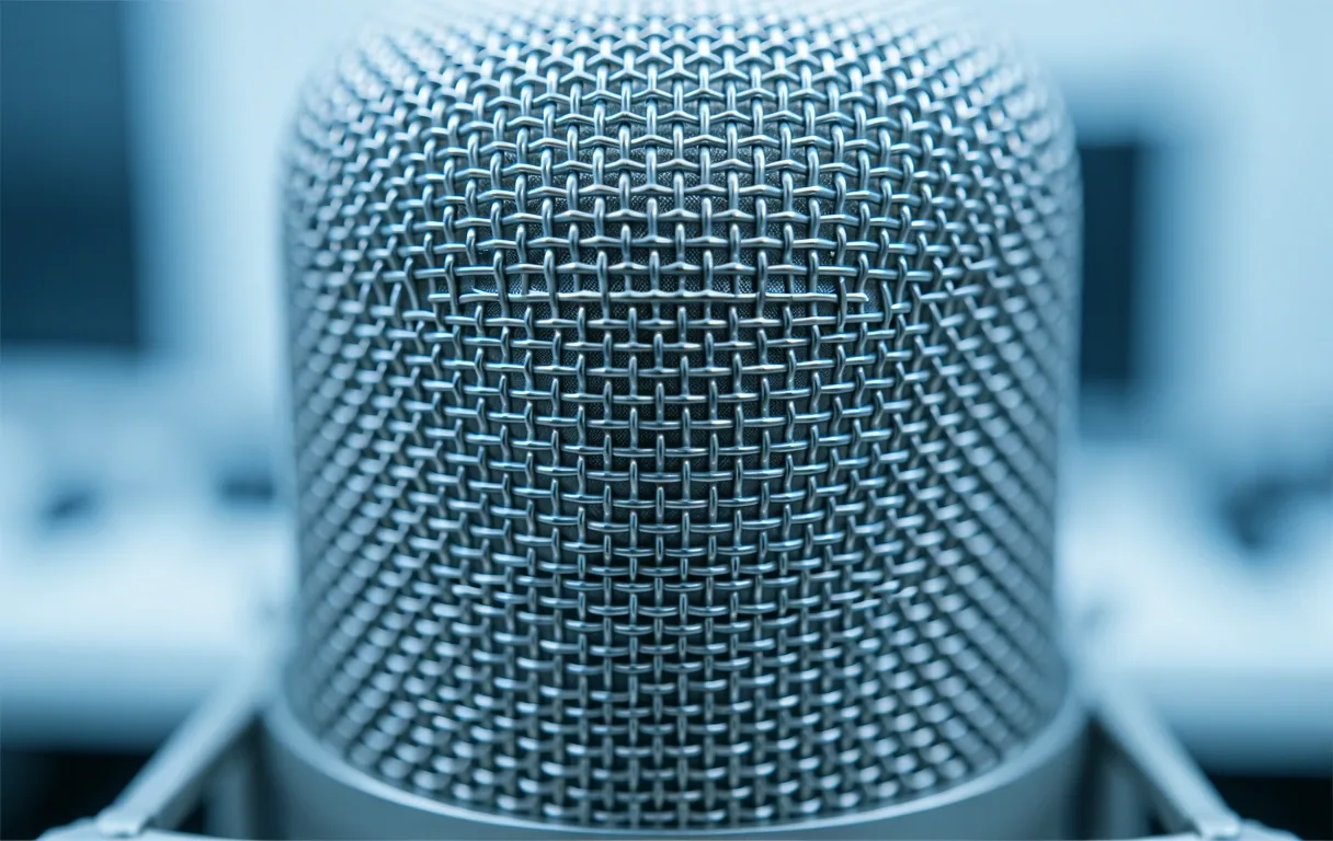 Professional acoustic hardware detail